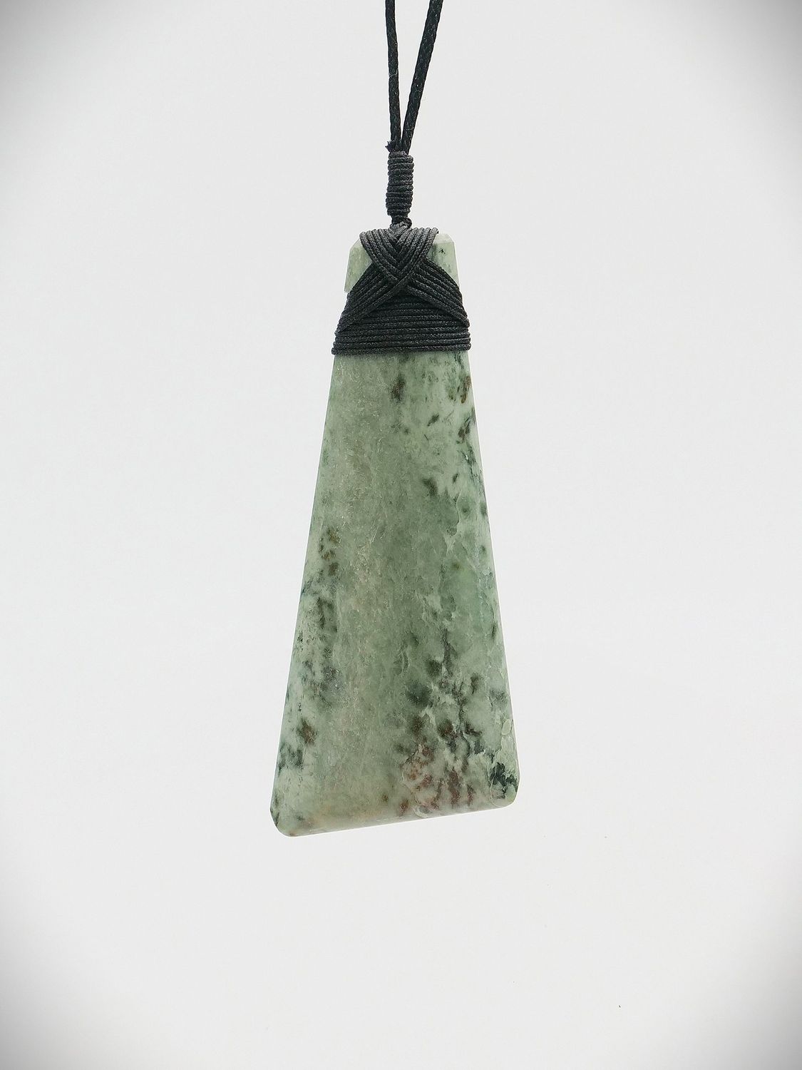 Moko Pounamu Toki NZ Genuine Serpentine Greenstone - Horokiwi