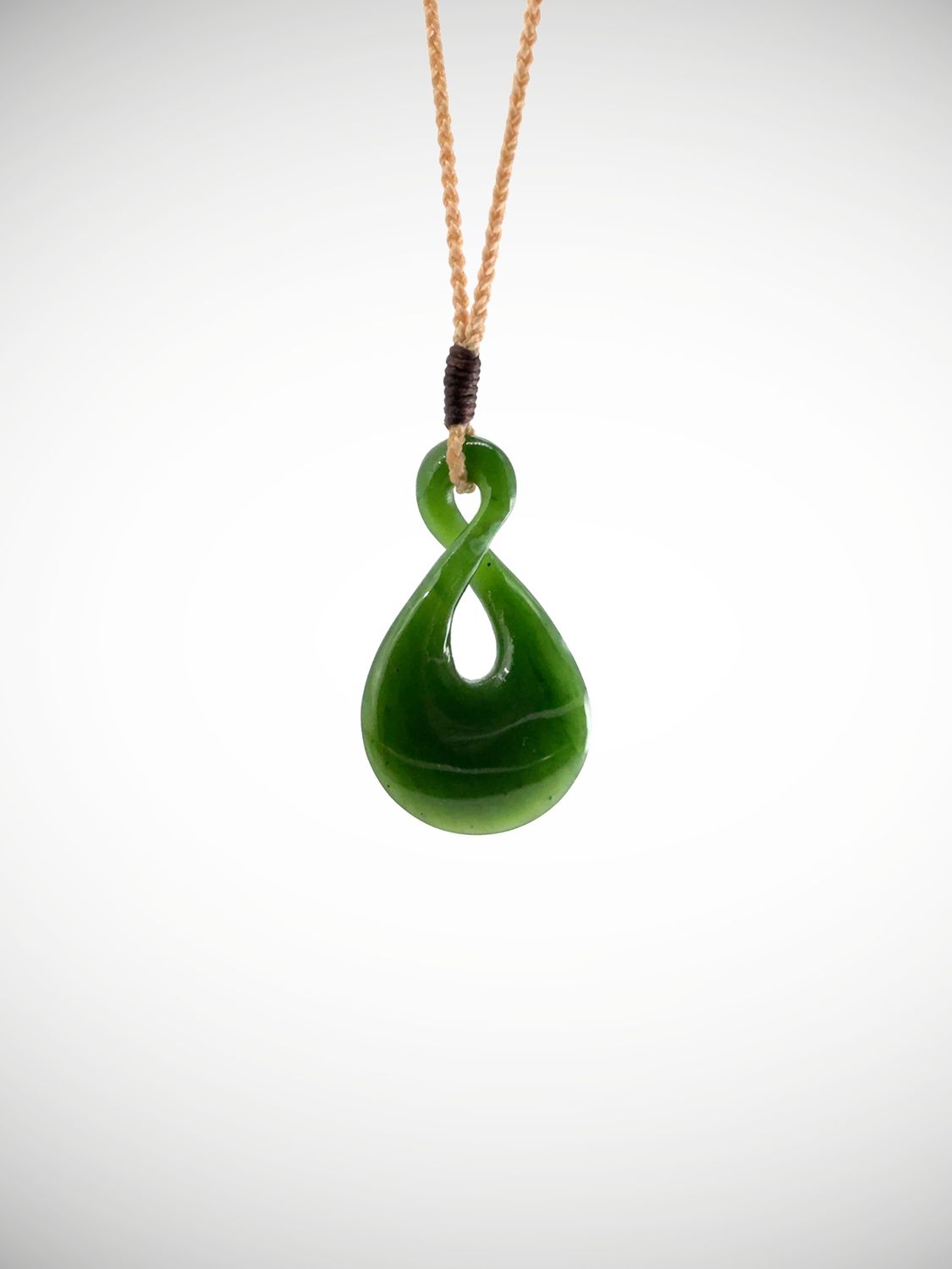 Moko Pounamu Pikorua NZ Genuine Kahurangi Greenstone - Poumahaka