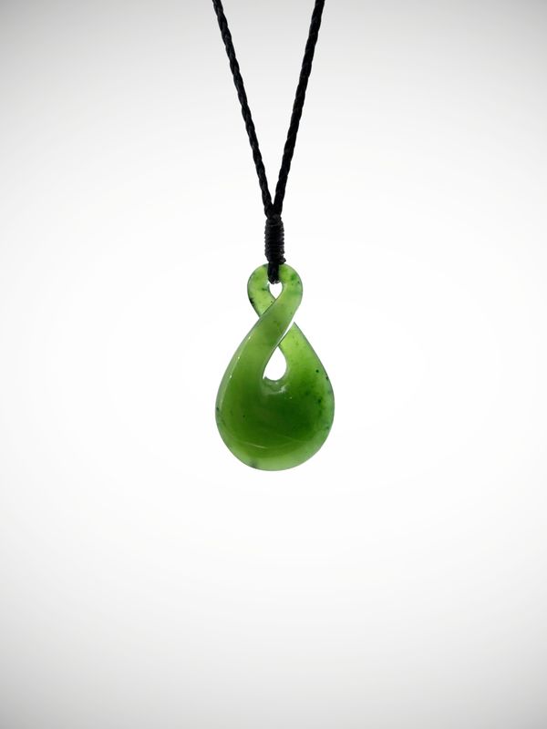 Moko Pounamu Pikorua NZ Genuine Kahurangi Greenstone - Waihopai