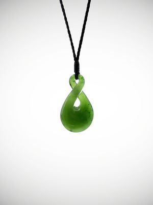 Moko Pounamu Pikorua NZ Genuine Kahurangi Greenstone - Waihopai