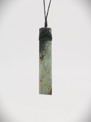 Moko Pounamu Toki NZ Genuine Serpentine Greenstone - Pukahu