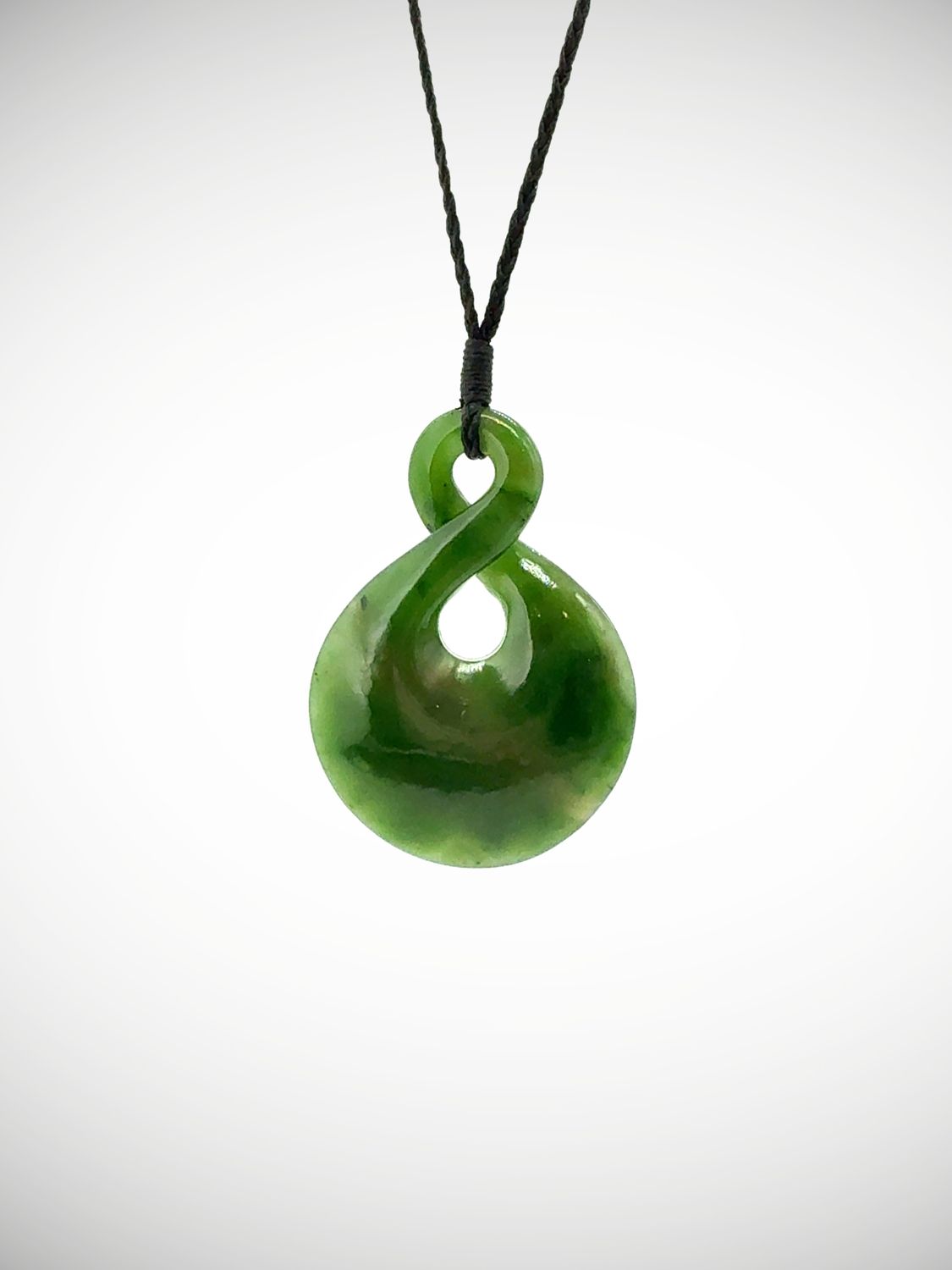 Moko Pounamu Pikorua NZ Genuine Kahurangi Greenstone - Ruri