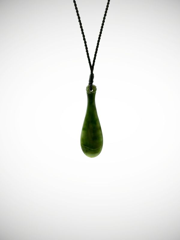 Moko Pounamu Mere NZ Genuine Kahurangi Greenstone - Taihape