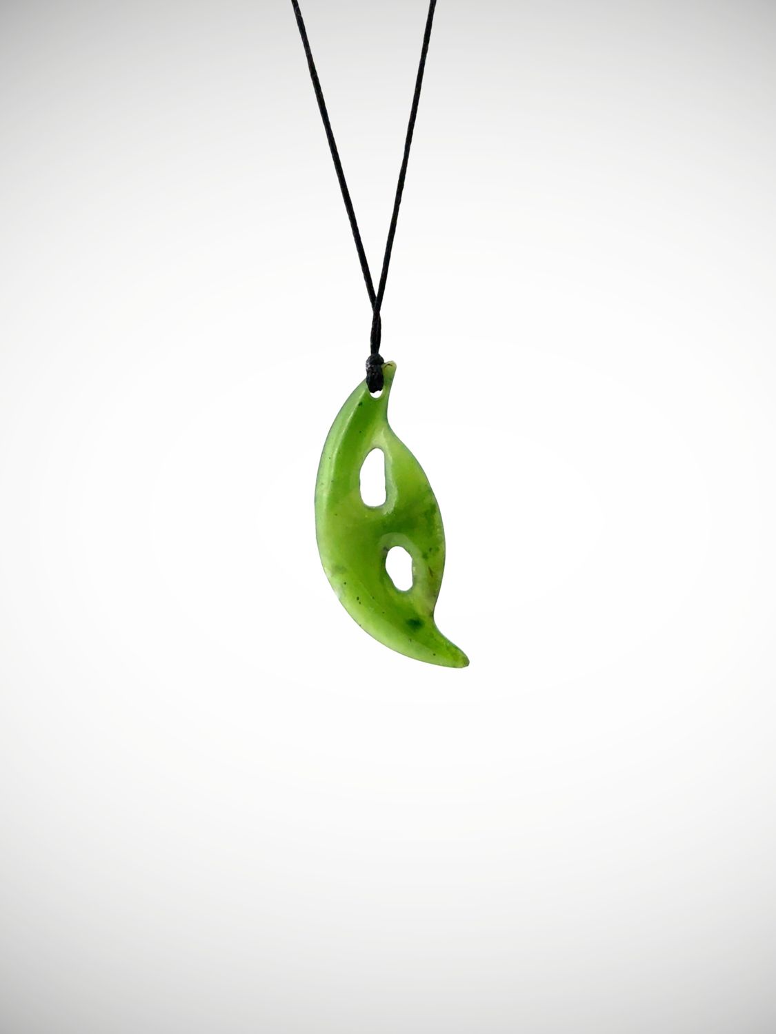 Moko Pounamu Contemporary Design NZ Genuine Kahurangi Greenstone - Okahu
