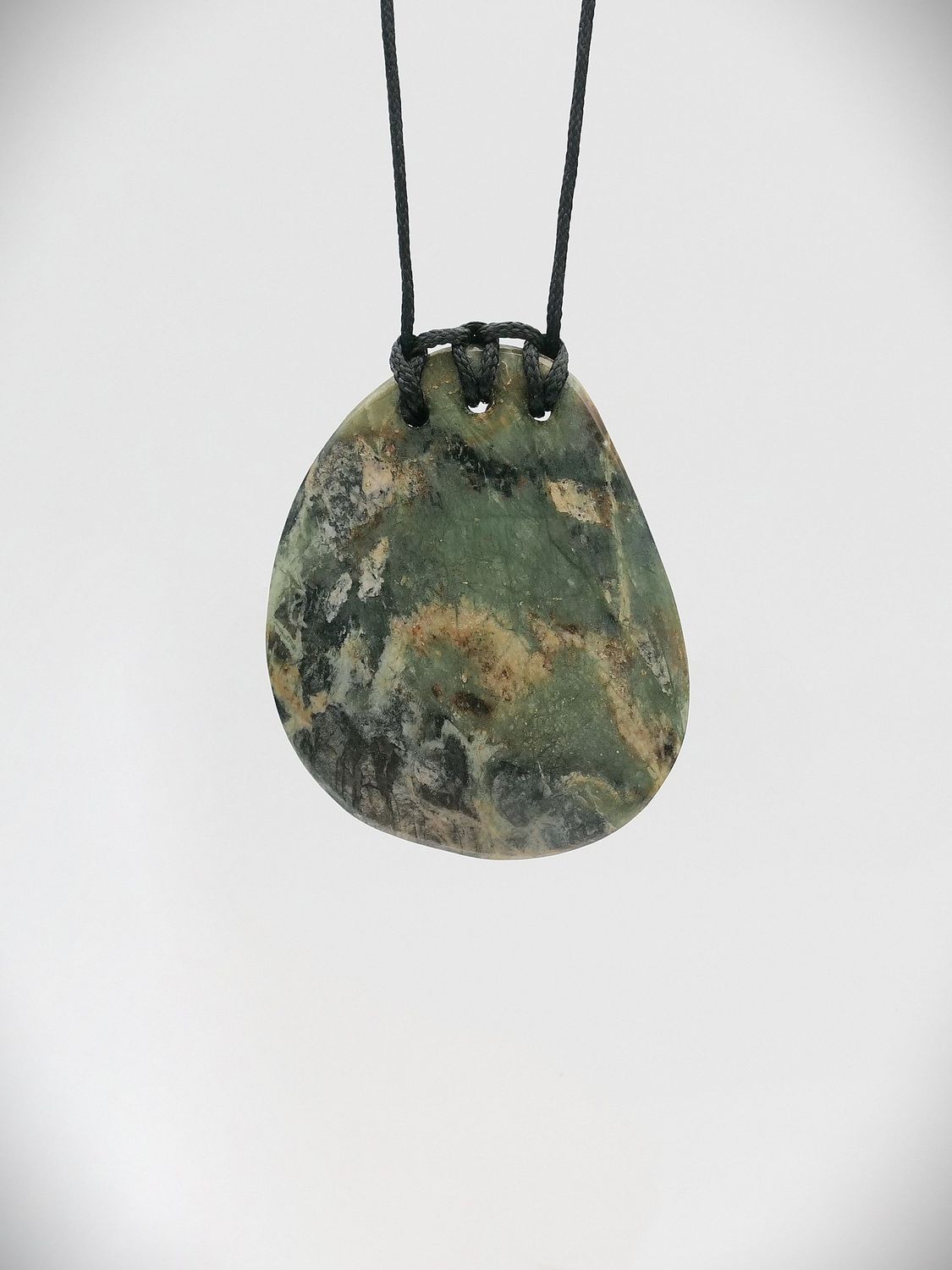 Moko Pounamu Kouma (Breastplate) NZ Genuine Serpentinite  Greenstone - Kaweka