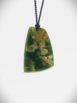 Moko Pounamu Kuru NZ Genuine Kahurangi Flower Greenstone - Toronui