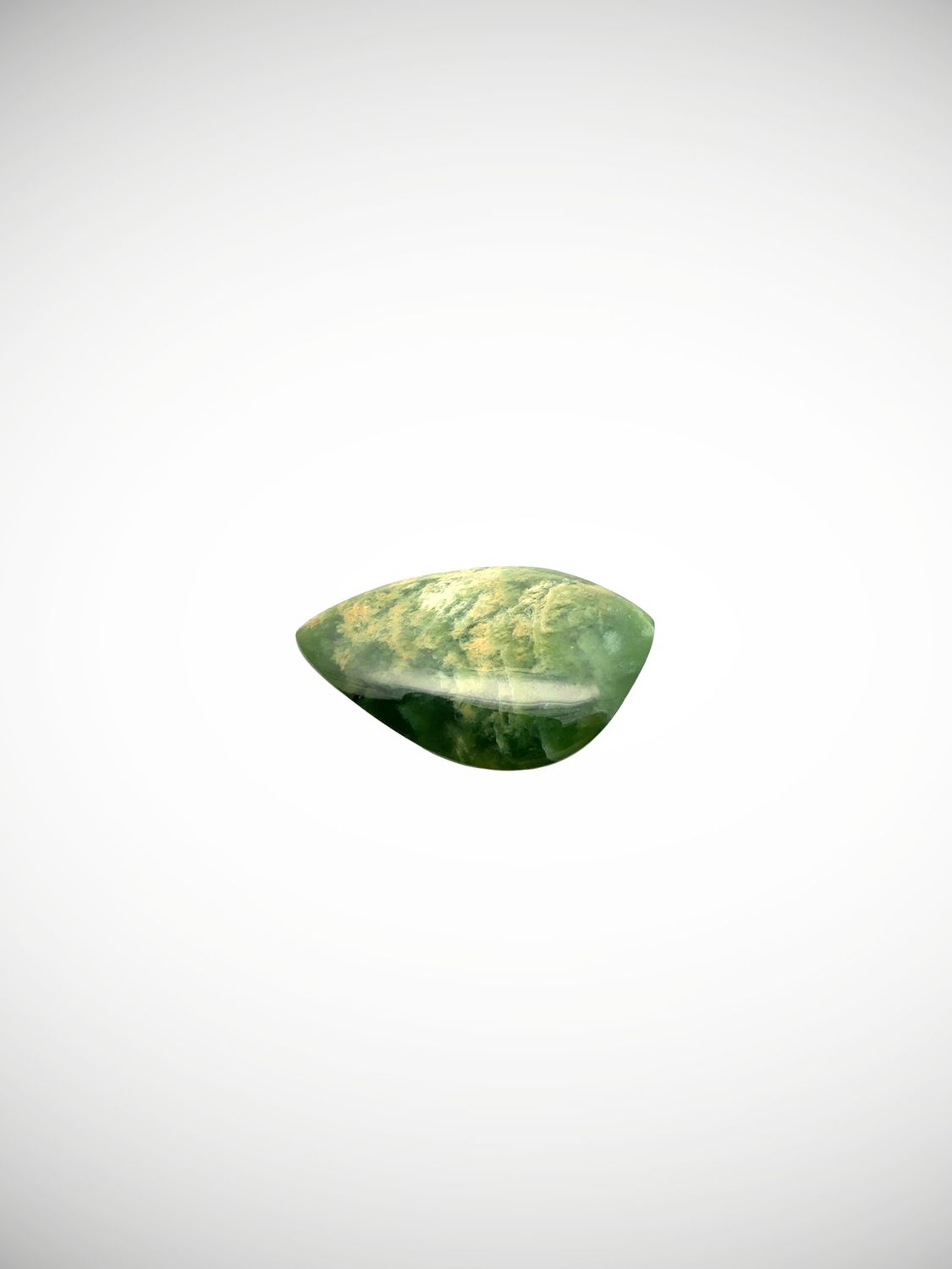 Moko Pounamu Kahurangi Flower Greenstone Freeform Cabochon  #209