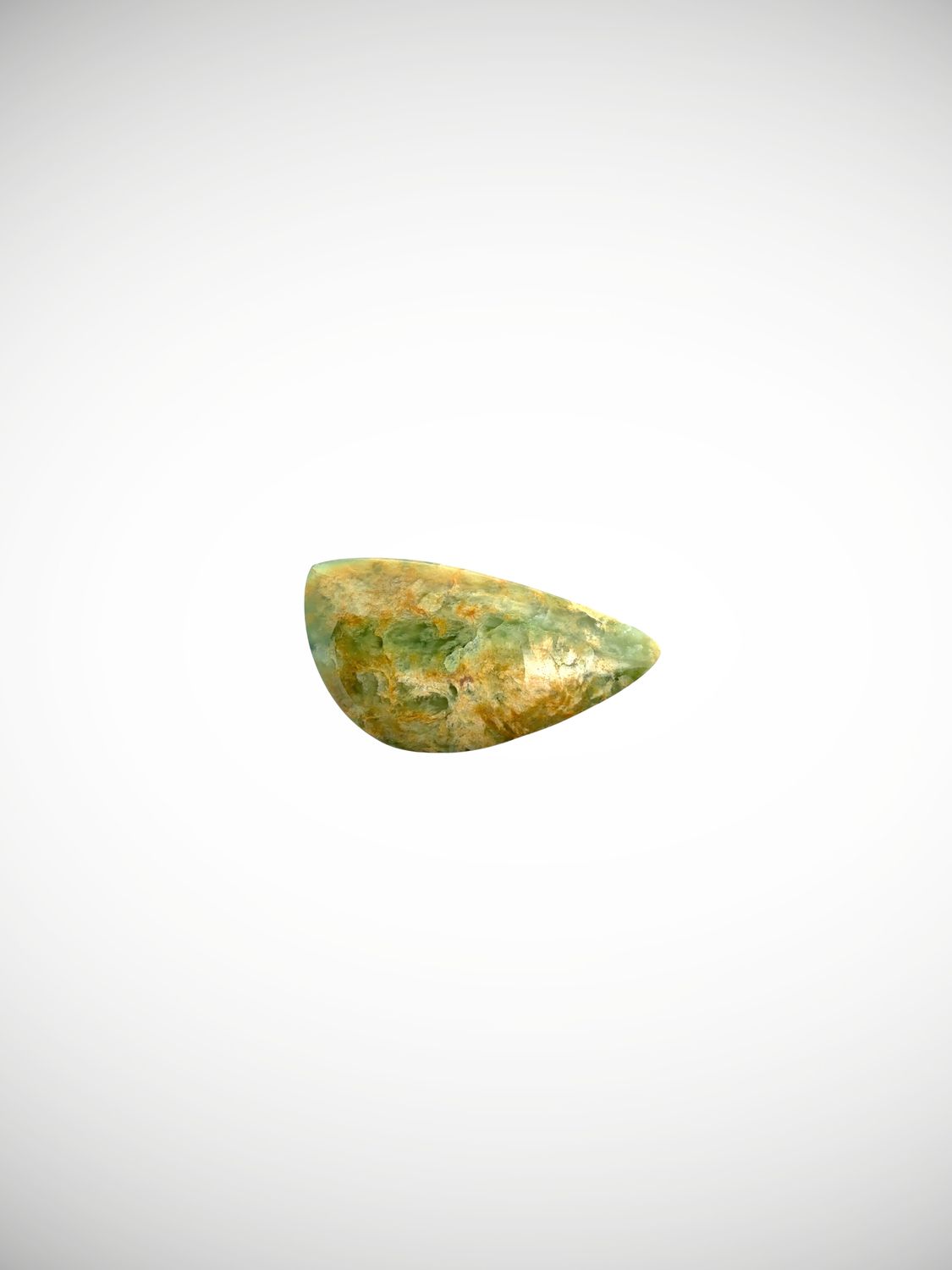 Moko Pounamu Kahurangi Flower Greenstone Freeform Cabochon  #210