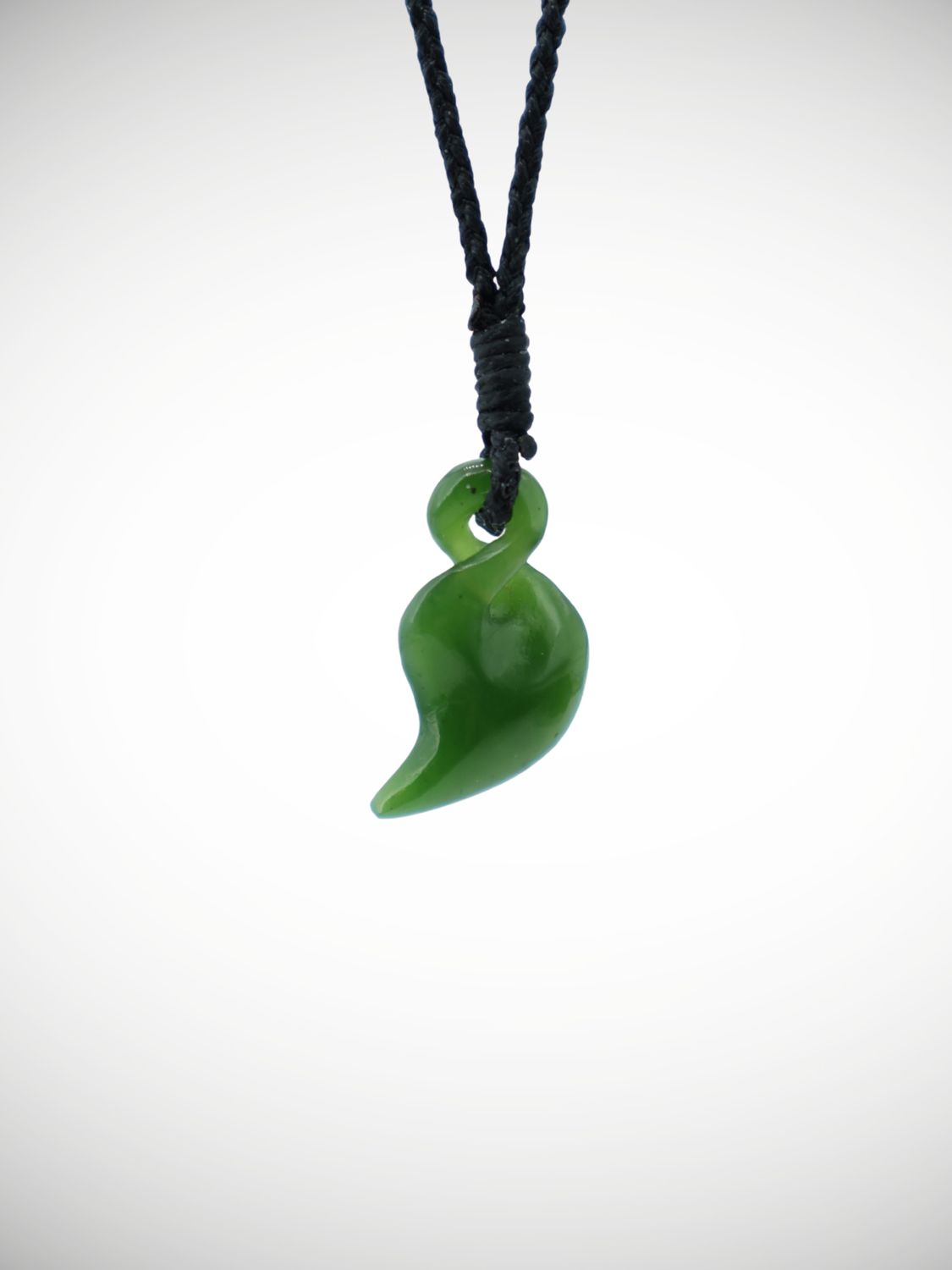 Moko Pounamu Triple Pikorua (Twist) NZ Genuine Kahurangi Greenstone - Otuparaoa