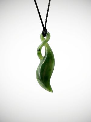 Moko Pounamu Pikorua (Twist) NZ Genuine Kahurangi Greenstone - Ohoumata