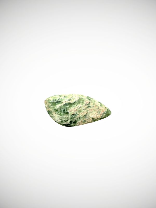 Moko Pounamu Kahurangi Flower Greenstone Freeform Cabochon  #212