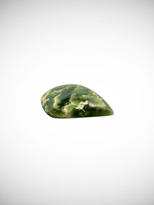 Moko Pounamu Kahurangi Flower Greenstone Freeform Cabochon  #215