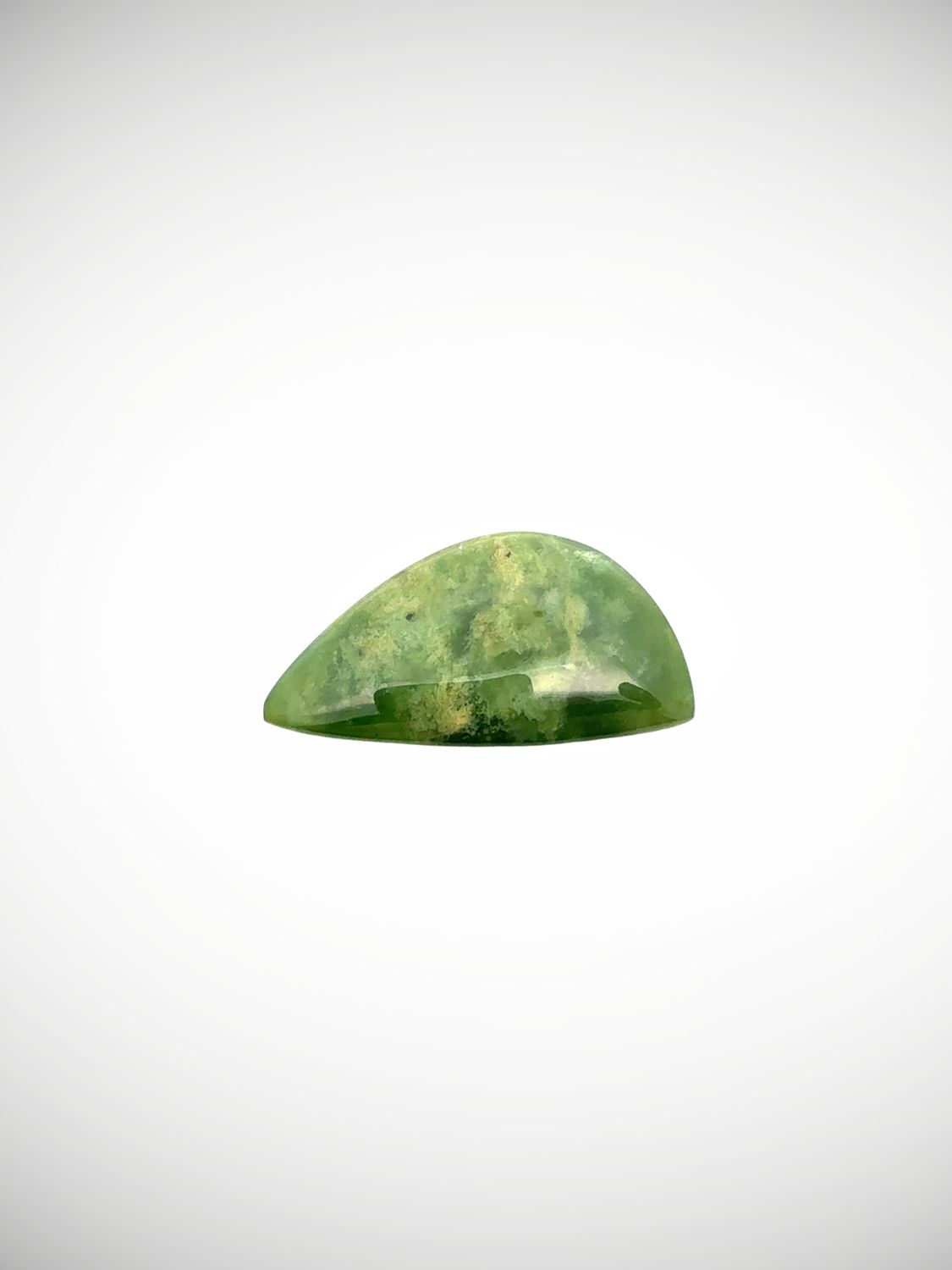 Moko Pounamu Kahurangi Flower Greenstone Freeform Cabochon  #216