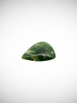 Moko Pounamu Kahurangi Flower Greenstone Freeform Cabochon  #217