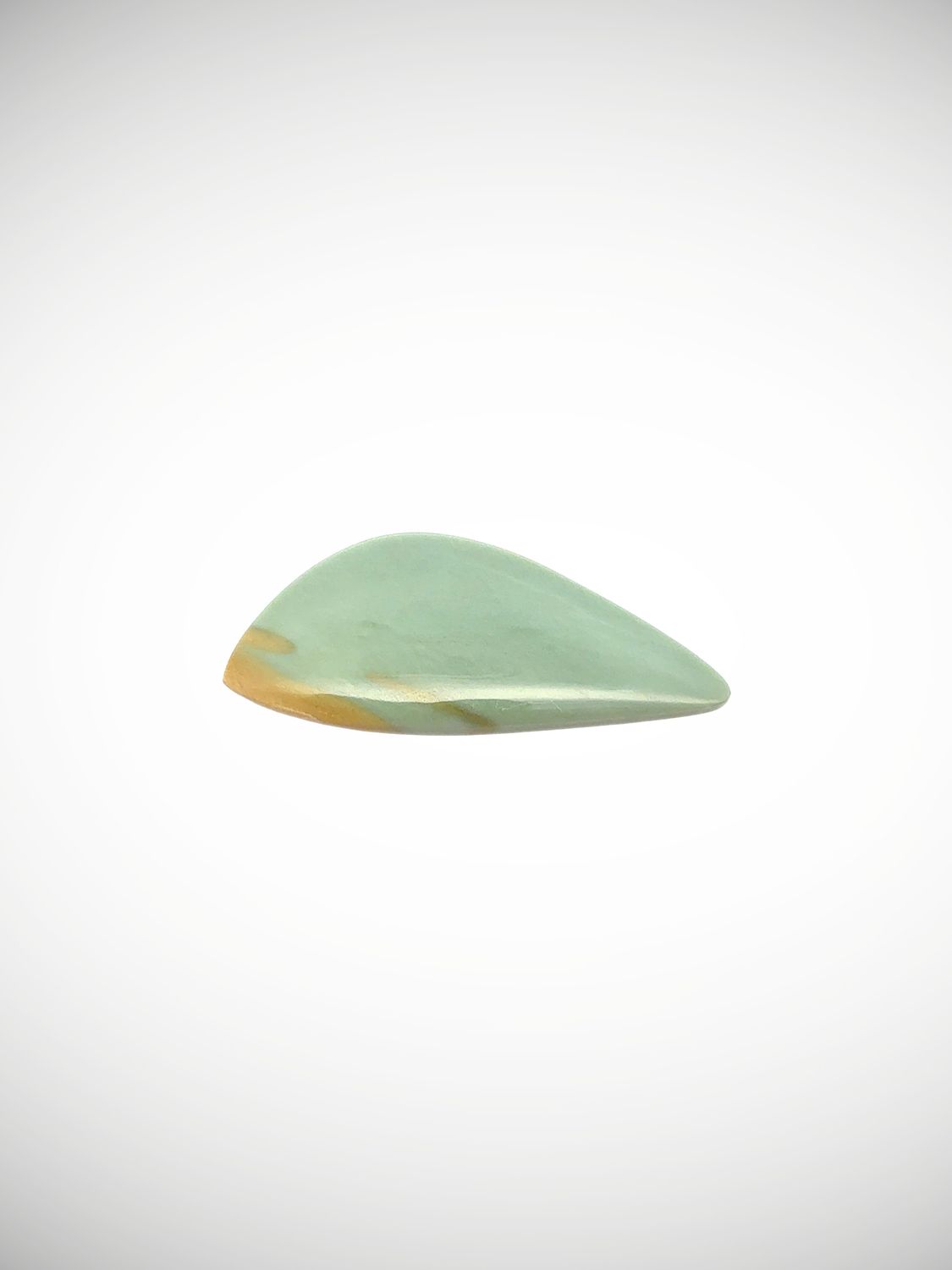 Moko Pounamu Inanga Flower Greenstone Freeform Cabochon #226