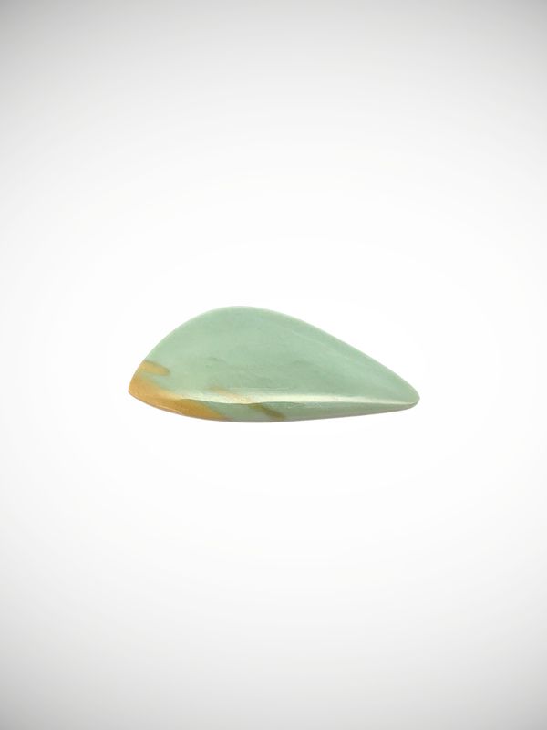 Moko Pounamu Inanga Flower Greenstone Freeform Cabochon #226