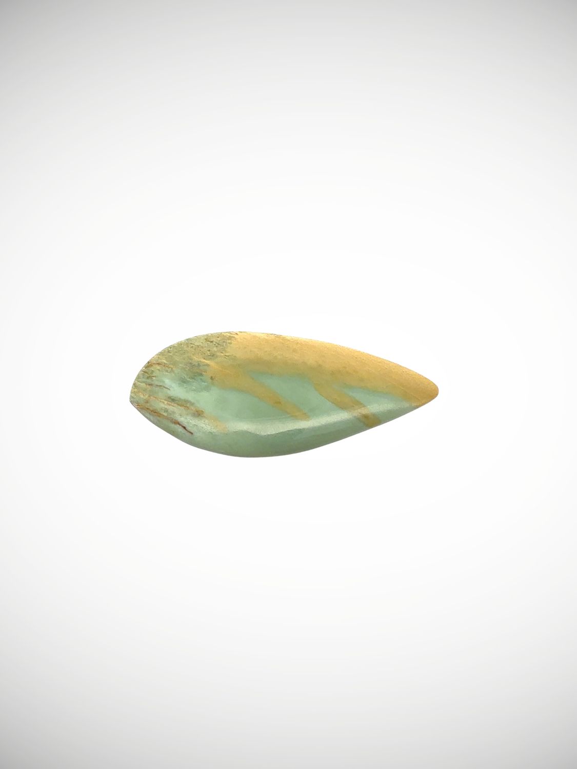 Moko Pounamu Inanga Flower Greenstone Freeform Cabochon #229