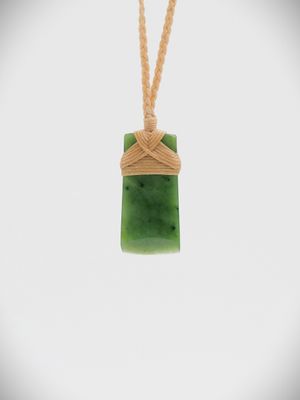 Moko Pounamu Toki NZ Genuine Kahurangi Greenstone - Tutira