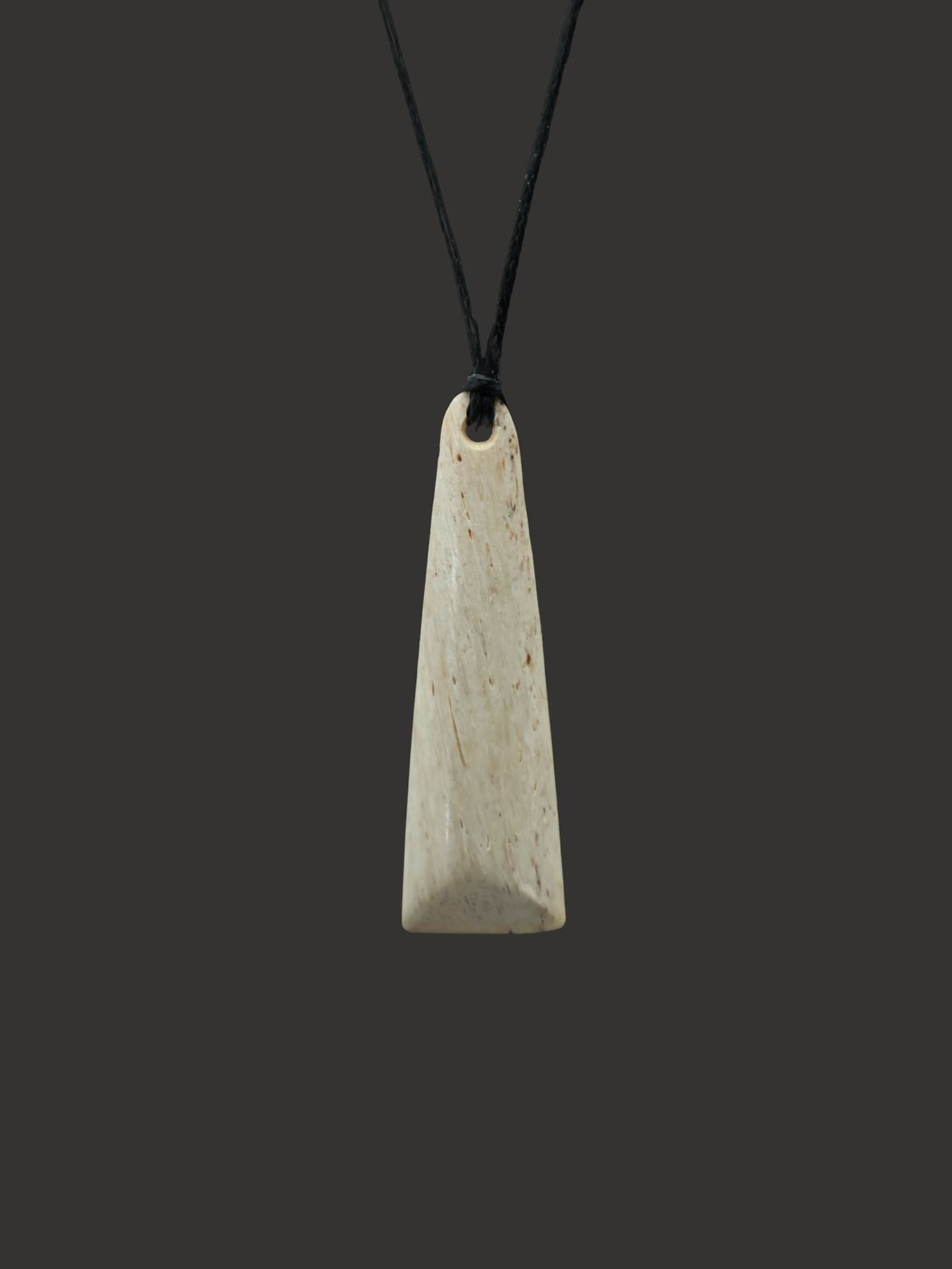 Moko Pounamu Whale Bone Carving Toki - Otara