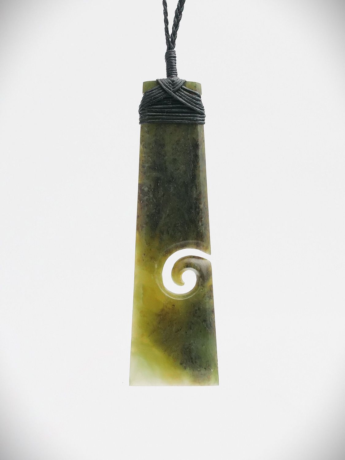 Moko Pounamu Toki NZ Genuine Hapopo Greenstone - Waipakihi