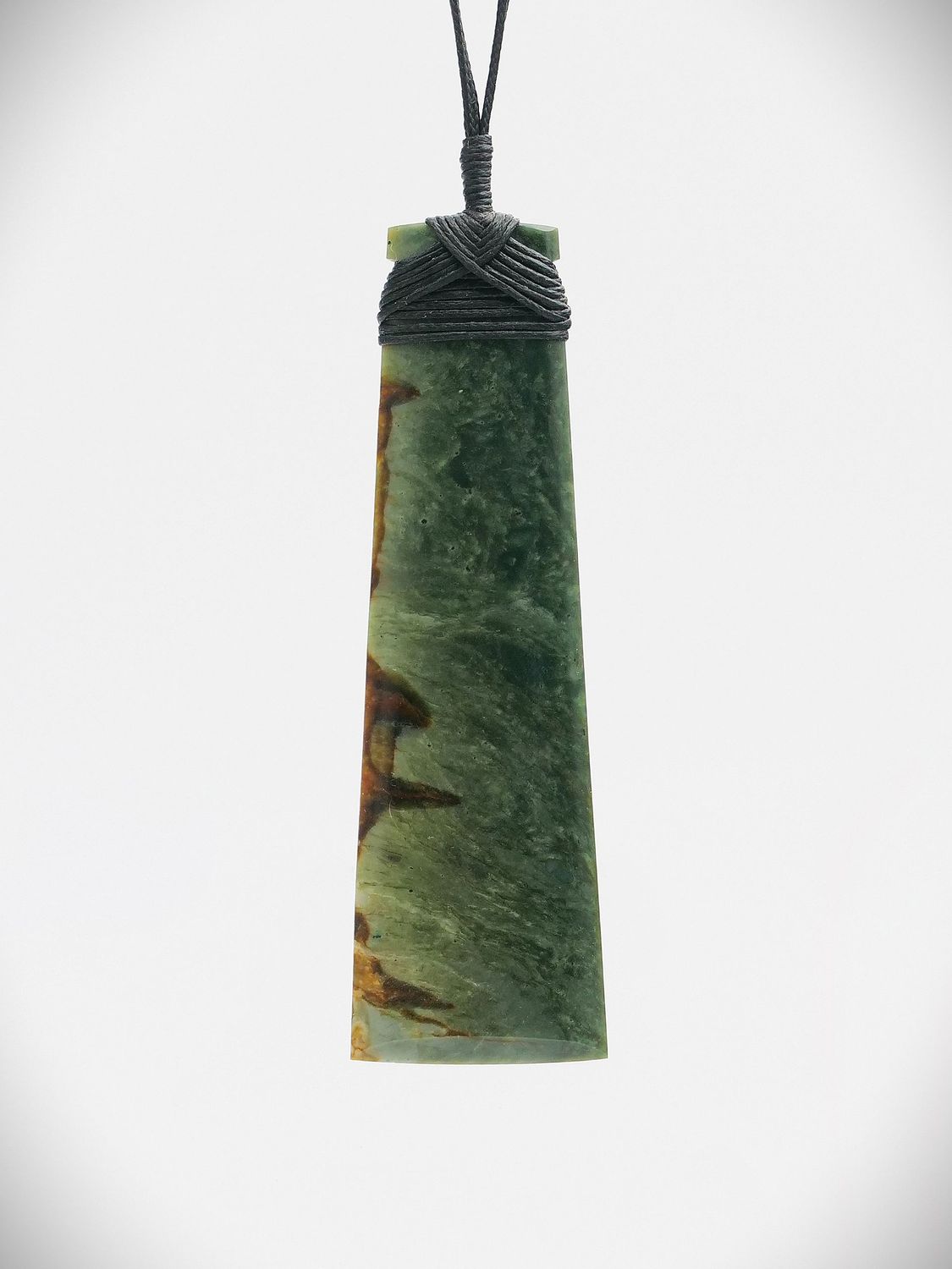 Moko Pounamu Toki NZ Genuine Hapopo Greenstone - Turangi