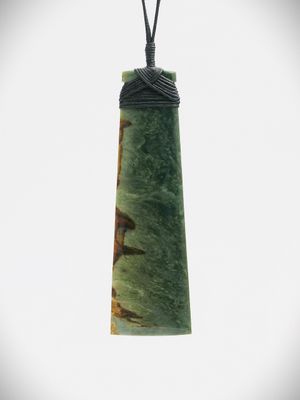 Moko Pounamu Toki NZ Genuine Hapopo Greenstone - Turangi