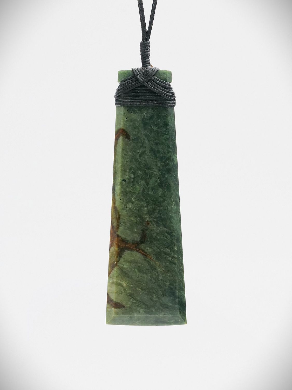 Moko Pounamu Toki NZ Genuine Hapopo Greenstone - Tokaanu