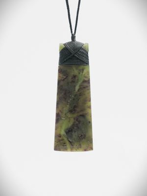 Moko Pounamu Toki NZ Genuine Hapopo Greenstone - Te Haroto