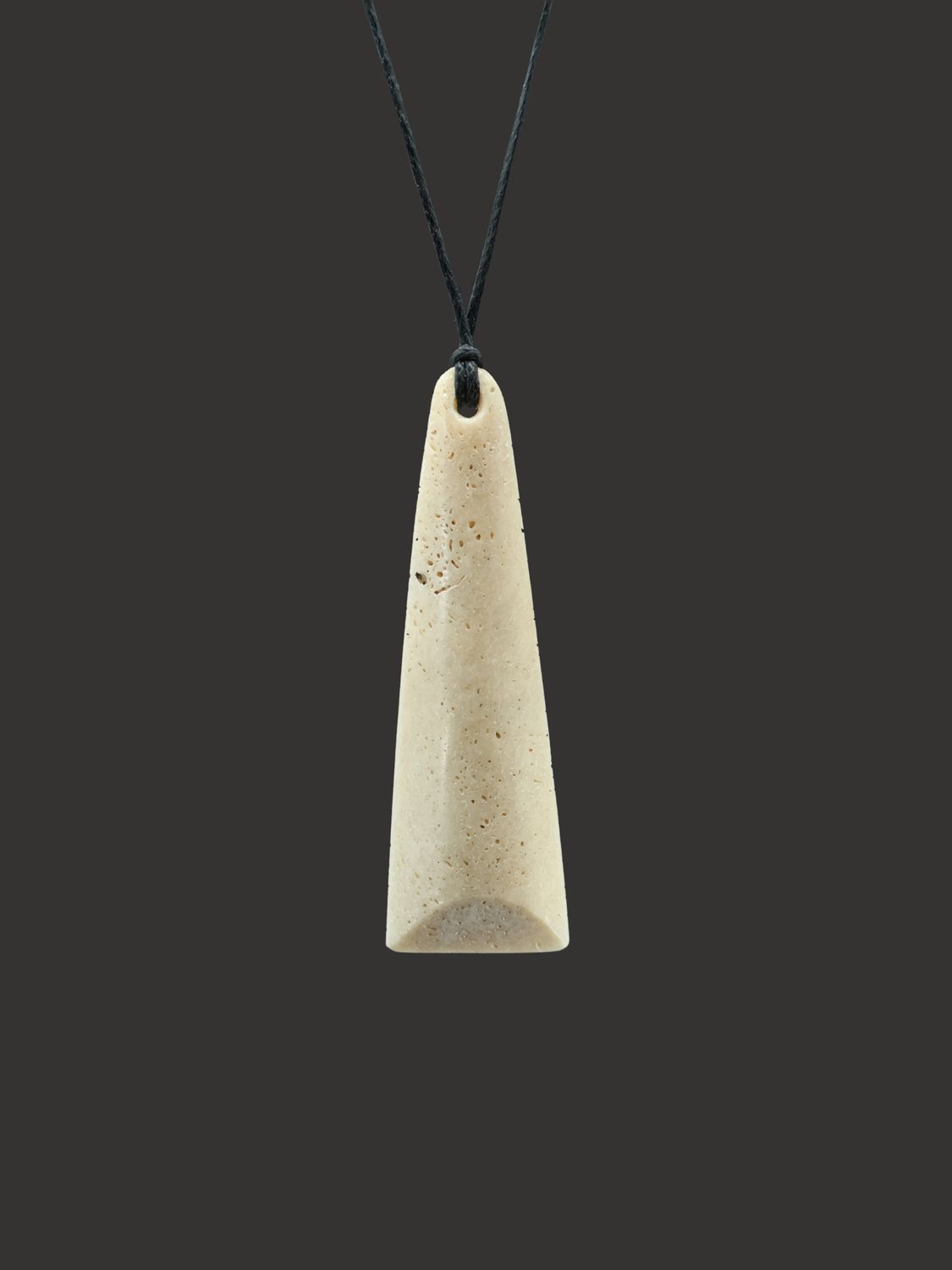 Moko Pounamu Toki Genuine Whale Bone Carving - Otaupiri