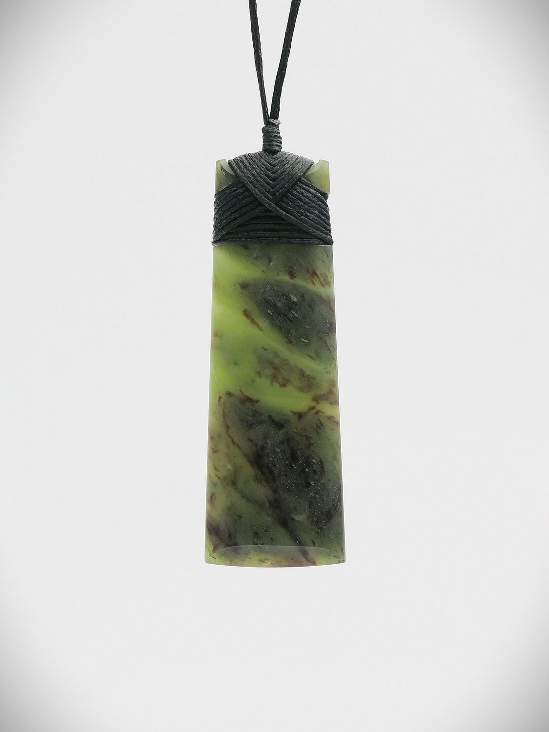 Moko Pounamu Toki NZ Genuine Hapopo Greenstone - Tarawera