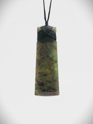 Moko Pounamu Toki NZ Genuine Hapopo Greenstone - Rangitaiki