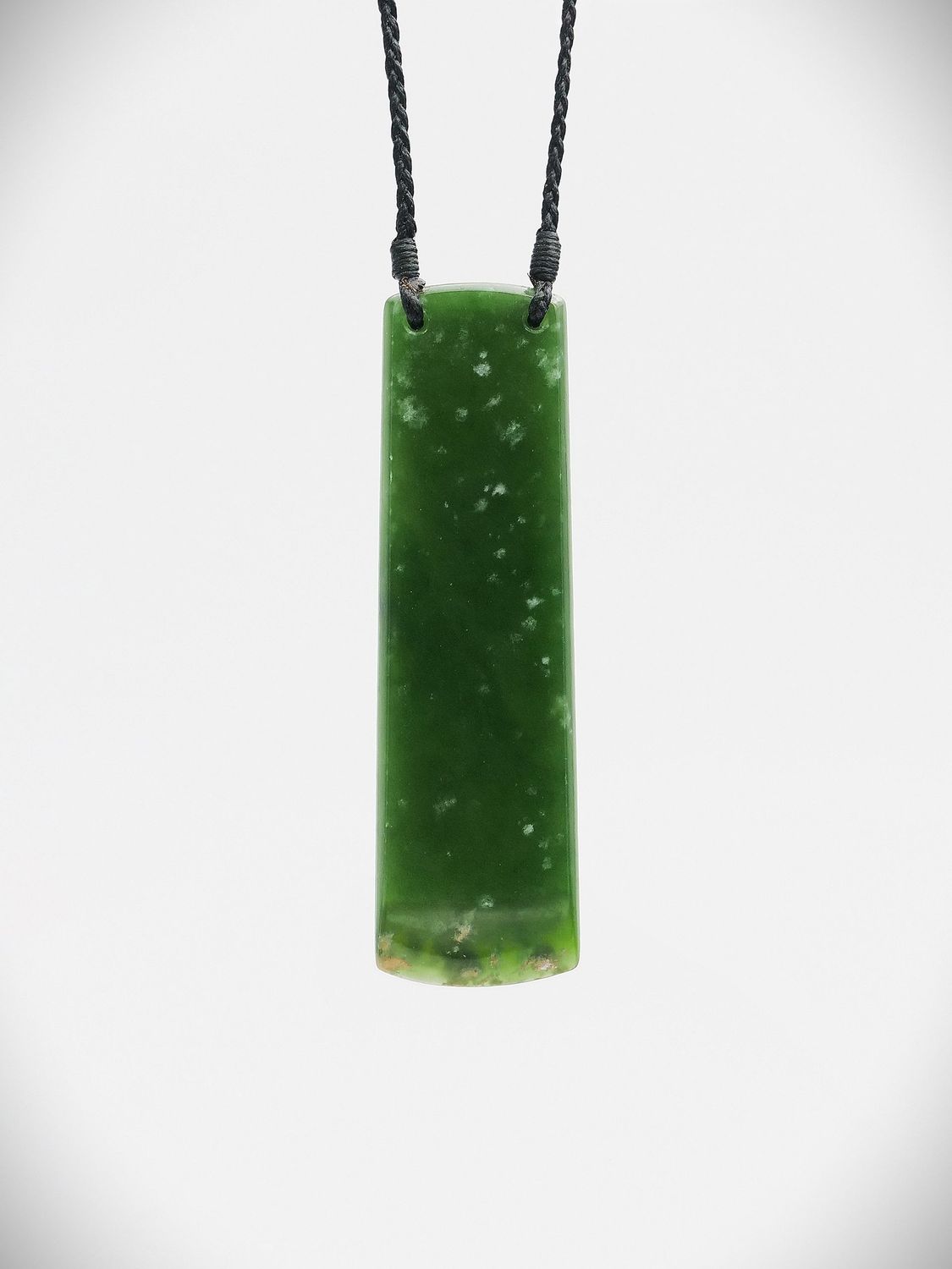 Moko Pounamu Toki NZ Genuine Kahurangi Flower Greenstone - Kaimanawa