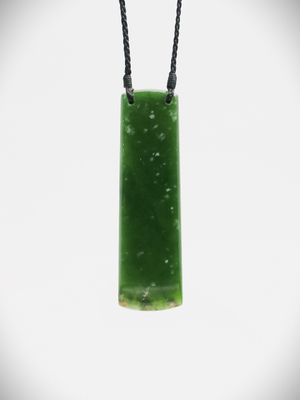 Moko Pounamu Toki NZ Genuine Kahurangi Flower Greenstone - Kaimanawa