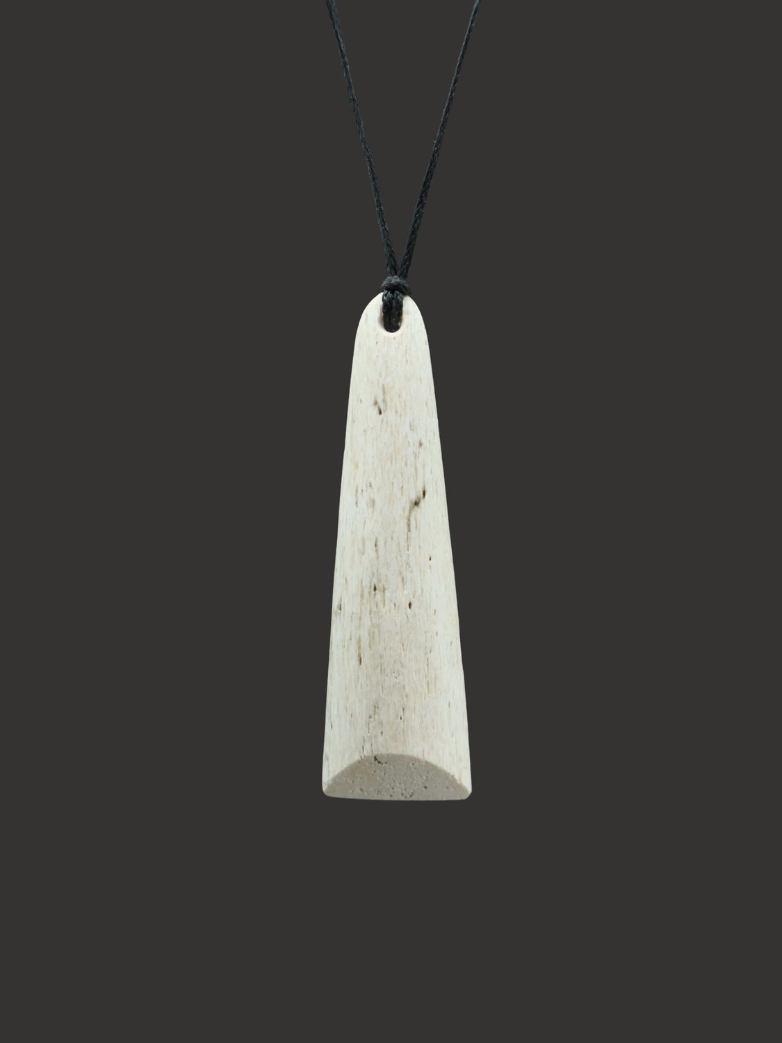 Moko Pounamu Toki Genuine Whale Bone Carving - Ohau