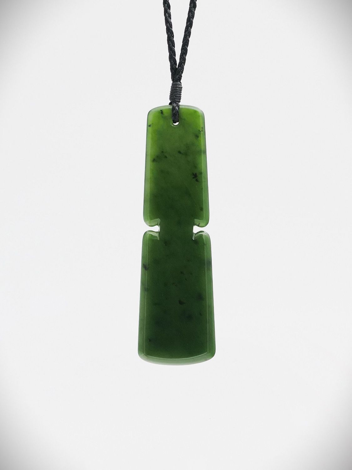 Moko Pounamu Kuru NZ Genuine Kawakawa Greenstone - Hatepe