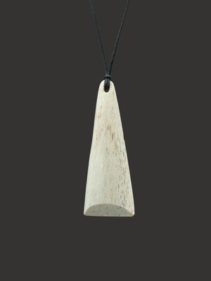 Moko Pounamu Toki Genuine Whale Bone Carving - Motukiekie