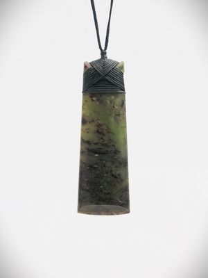 Moko Pounamu Toki NZ Genuine Hapopo Greenstone - Waipunga