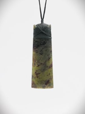 Moko Pounamu Toki NZ Genuine Hapopo Greenstone - Waitahanui