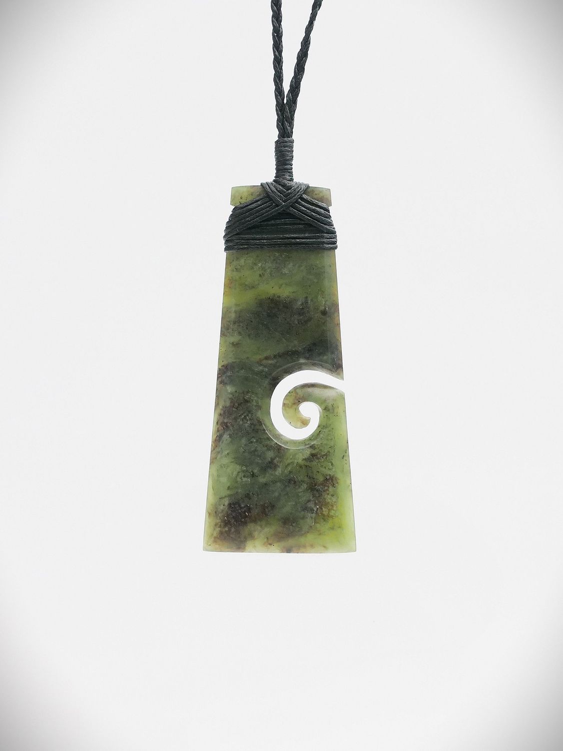 Moko Pounamu Toki NZ Genuine Hapopo Greenstone - Iwitahi