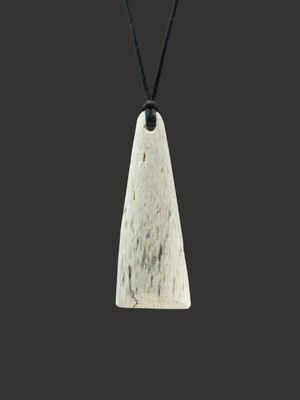 Moko Pounamu Toki Genuine Whale Bone Carving - Opakia