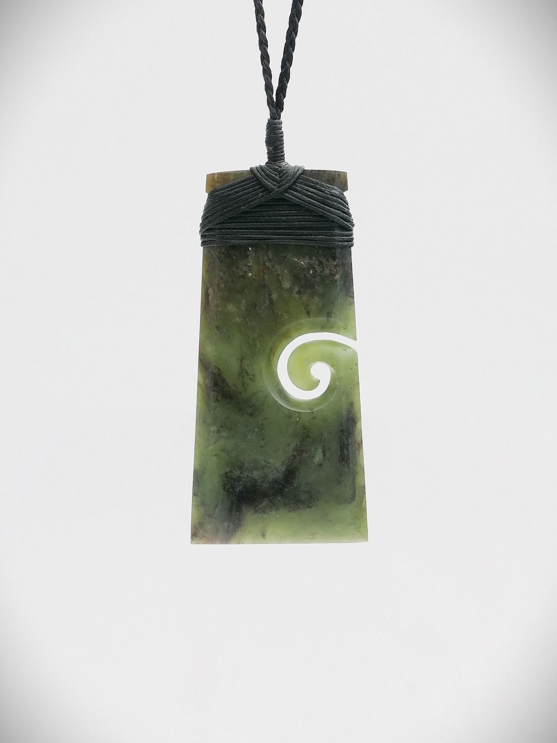 Moko Pounamu Toki NZ Genuine Hapopo Greenstone - Raupunga
