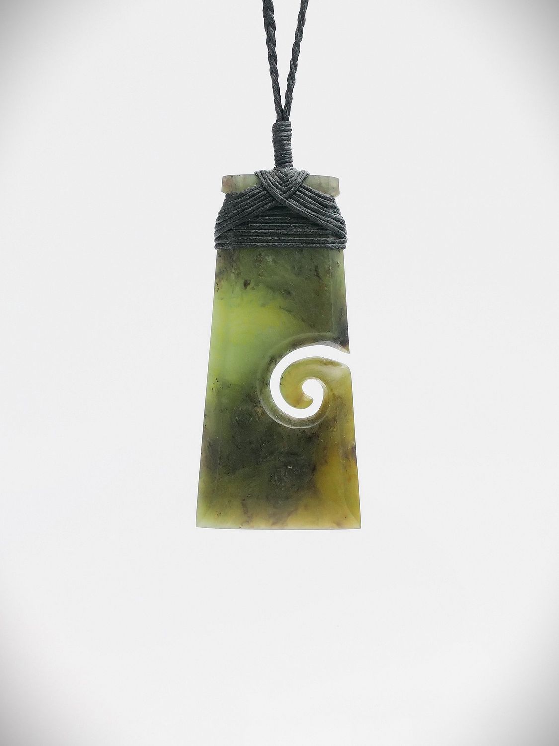 Moko Pounamu Toki NZ Genuine Hapopo Greenstone - Kuratau
