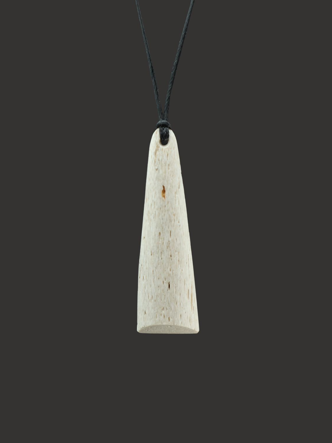 Moko Pounamu Toki Genuine Whale Bone Carving - Otokotoko
