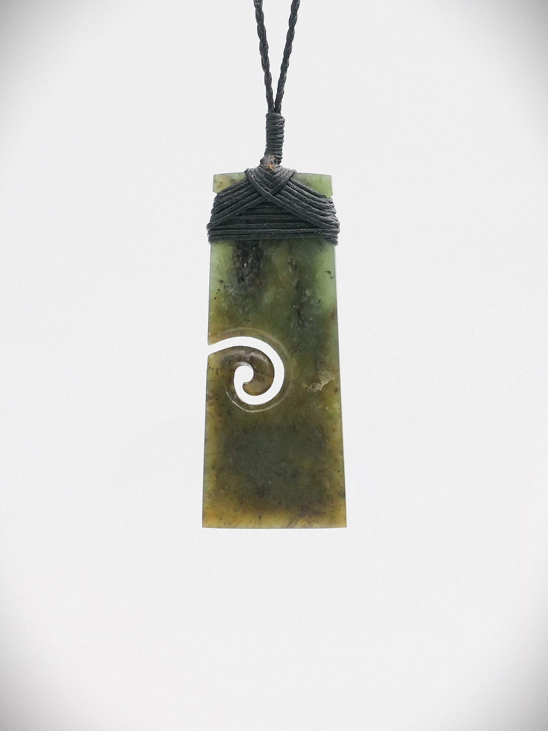Moko Pounamu Toki NZ Genuine Hapopo Greenstone - Waimarino