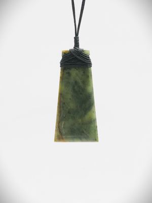 Moko Pounamu Toki NZ Genuine Hapopo Greenstone - Reporoa