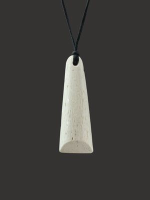 Moko Pounamu Toki Genuine Whale Bone Carving - Hautai