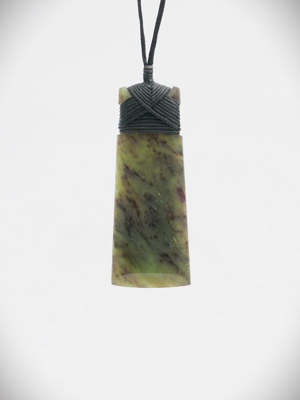 Moko Pounamu Toki NZ Genuine Hapopo Greenstone - Tihoi