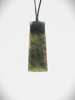 Moko Pounamu Toki NZ Genuine Hapopo Greenstone - Tihoi