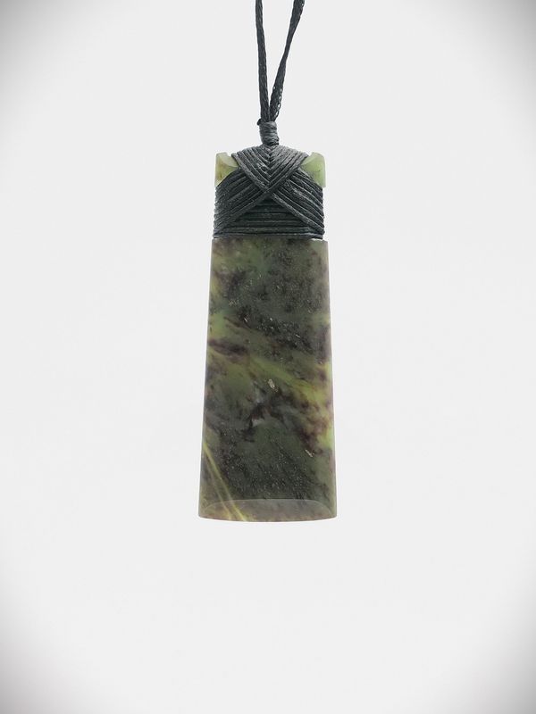 Moko Pounamu Toki NZ Genuine Hapopo Greenstone - Mangakino