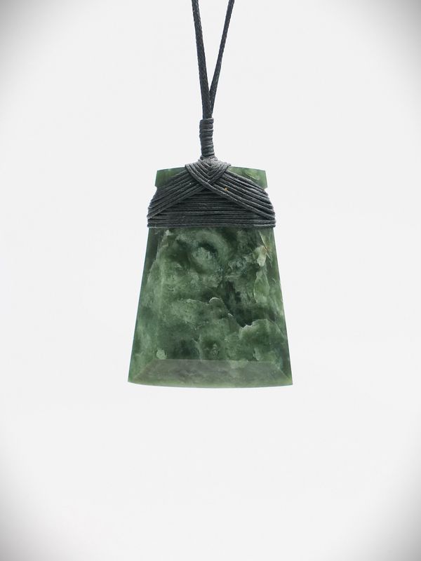 Moko Pounamu Toki NZ Genuine Hapopo Greenstone - Owhango